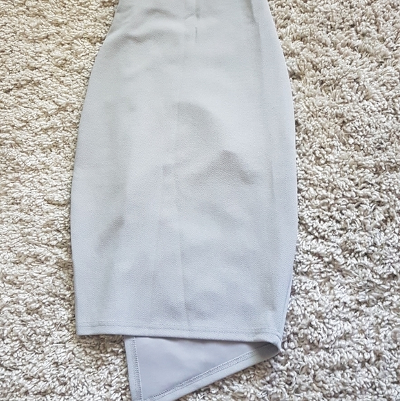 Light Grey Bodycon Dress - Picture 3 of 4